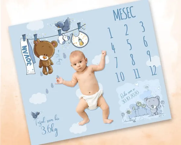 Prostirka za slikanje bebe