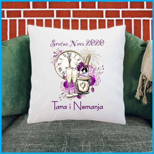 Srećna nova godina jastuk