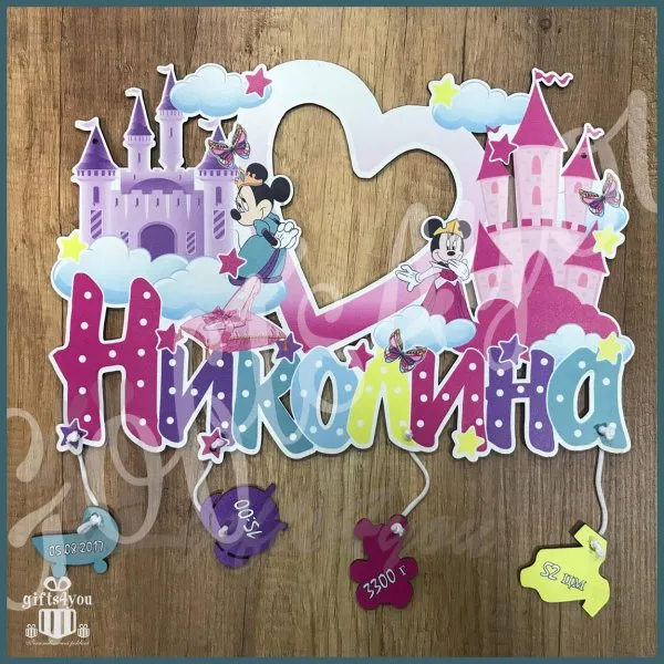 Sareni ram minnie princeza ram dečiji