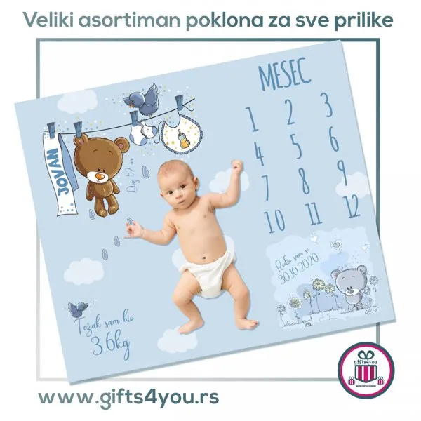 Prostirka za slikanje bebe