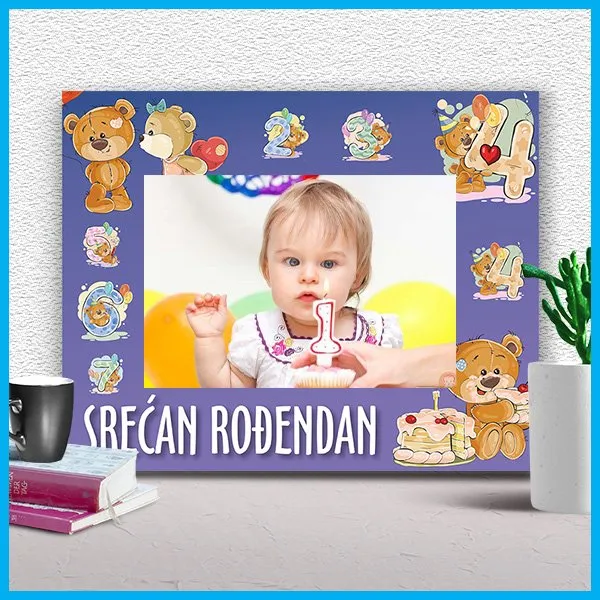 Srećan rođendan ram za slike-2