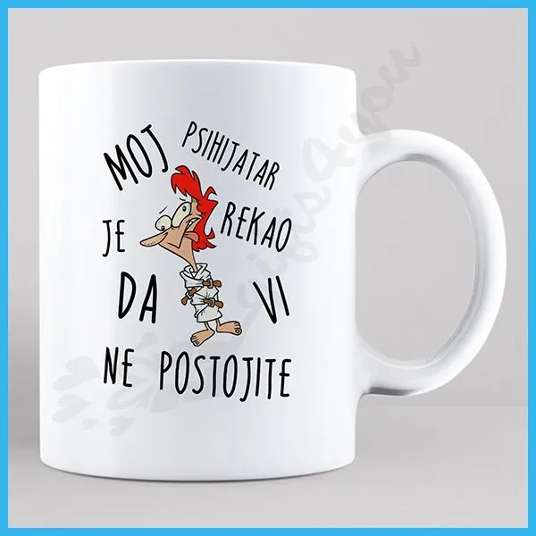 Psihijatar poklon šolja