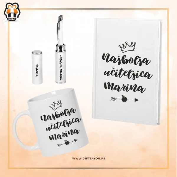 Personalizovani poklon set za učiteljice