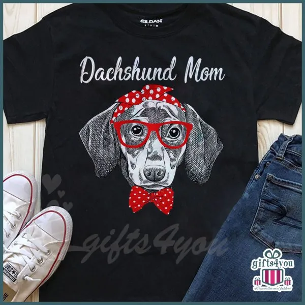 Dachshund mom majica