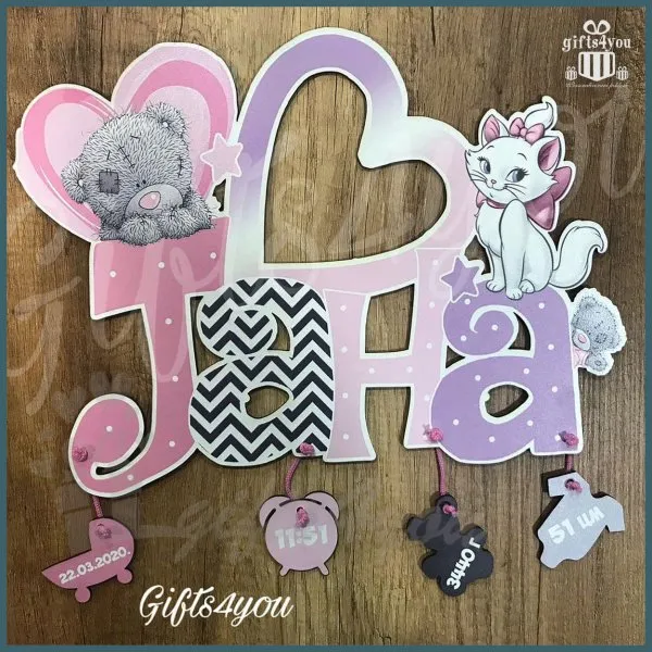 Dečiji ram za devojčice Maca i Meda