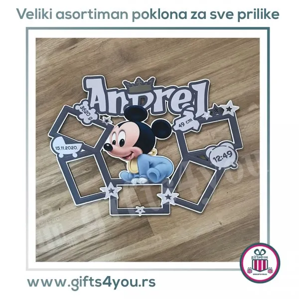 Deciji Mickey sa vise ramova