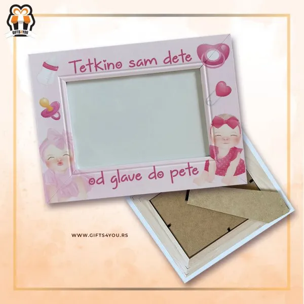 Drveni ram - tetkino sam dete od glave do pete