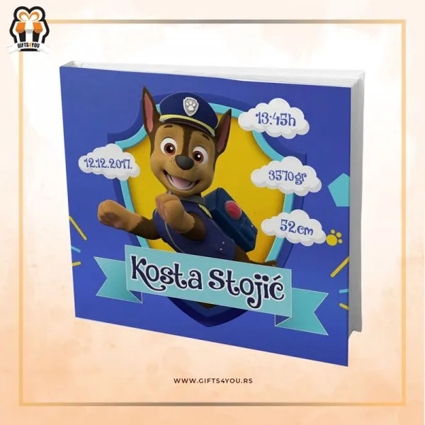 Dečiji foto album - patrolne šape