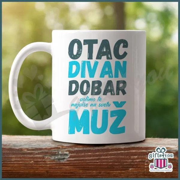 Otac divan dobar muž poklon šolja
