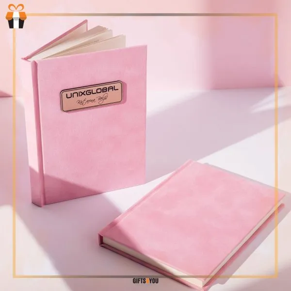 Plišani planer A6 formata - roze