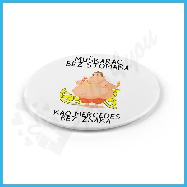 Muškarac bez stomaka magnet