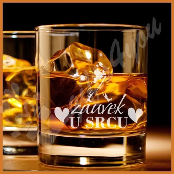 Johnnie Walker zauvek srcu čaše za viski