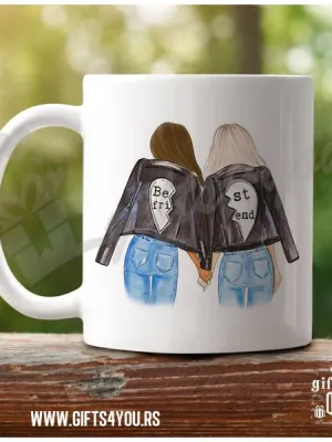 Najbolji prijatelji poklon šolja