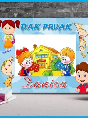 Polazak u školu ram za slike