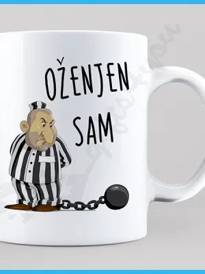 Oženjen poklon šolja