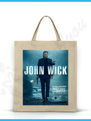 Pamučna torba sa slikom i natpisom