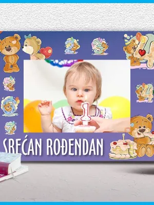 Srećan rođendan ram za slike-2