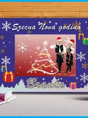 Srećna nova godina ram za slike