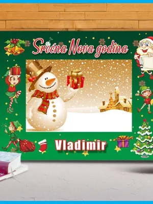 Srećna nova godina ram za slike