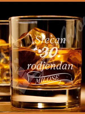 Srećan rođendan čaše za viski