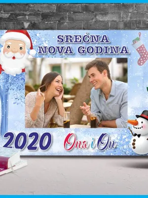 Srećna nova godina ram za slike