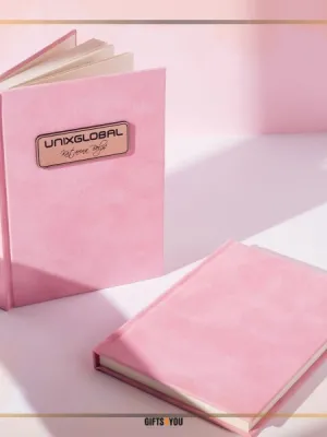 Plišani planer A6 formata - roze