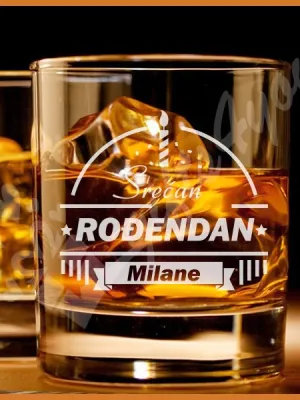 Srećan rođendan čaše za viski