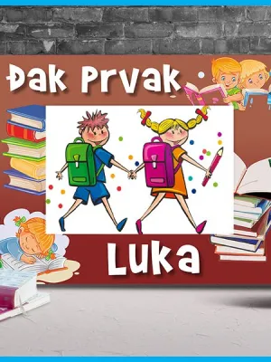 Polazak u školu ram za slike