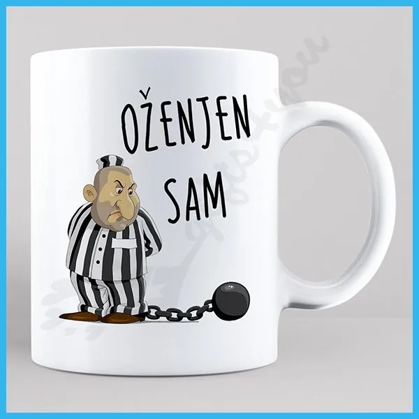 Proizvod Oženjen poklon šolja Slika