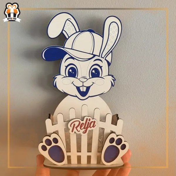 Proizvod Kopica za jaje sa zekom za dečaka Slika