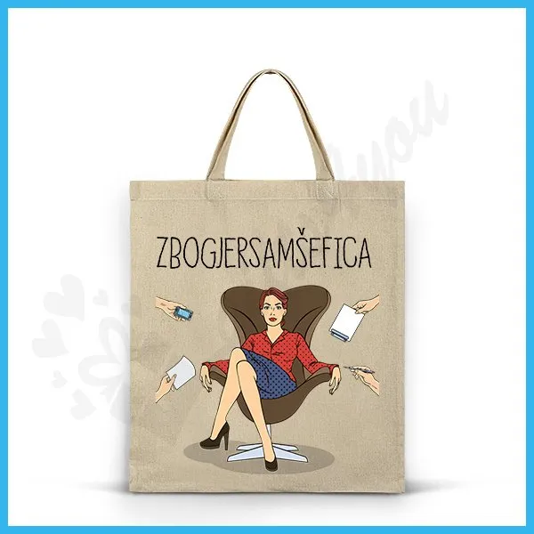 Proizvod Šefica pamučna torba Slika