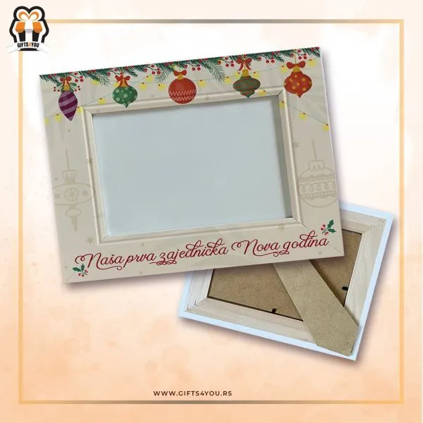 Proizvod Novogodišnji foto ram . Slika