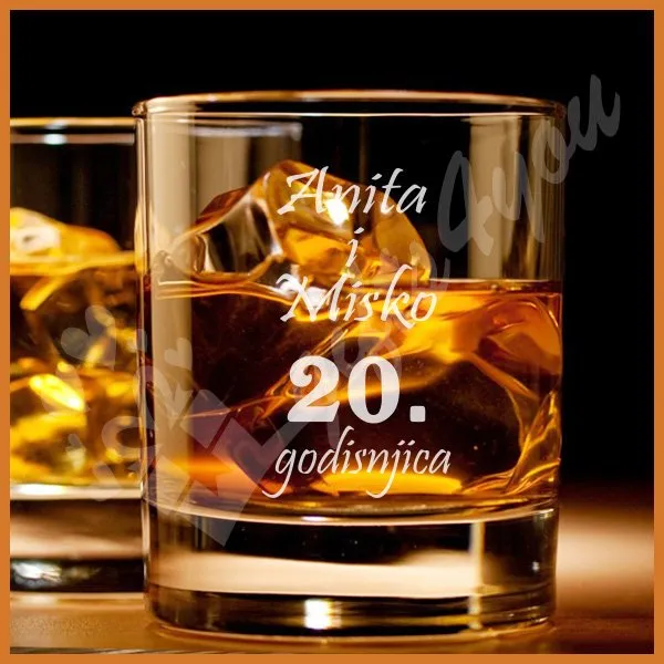 Proizvod Godišnjica čaše Whisky Slika