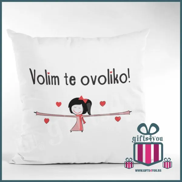 Proizvod Jastuk - Ovoliko te volim Slika