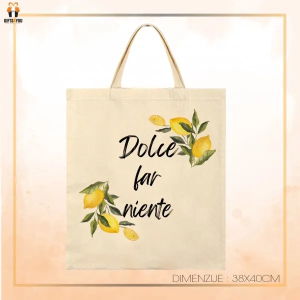 Proizvod Pamučna torba - Dolce far niente! Slika