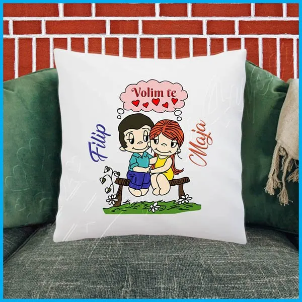 Proizvod Volim te ljubavni jastuk Slika