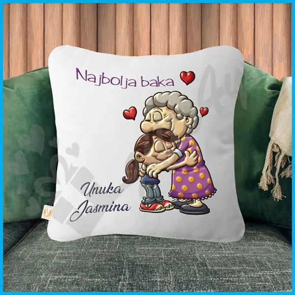 Proizvod Najbolja baka jastuk Slika