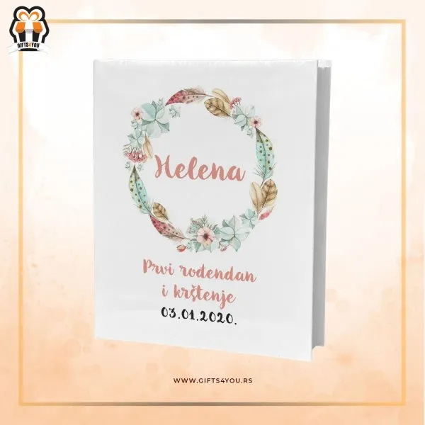 Proizvod Dečiji foto album - za prvi rodjendan i krštenje Slika
