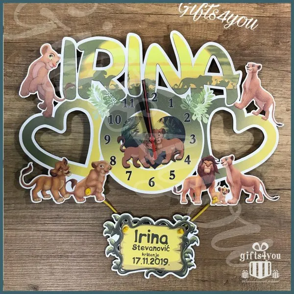 Proizvod Dečiji sat Kralj lavova Slika