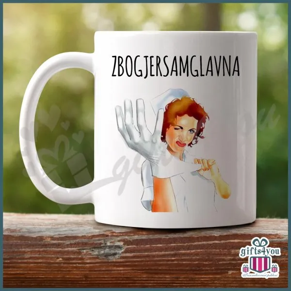 Proizvod Zbog jer sam glavna poklon šolja Slika