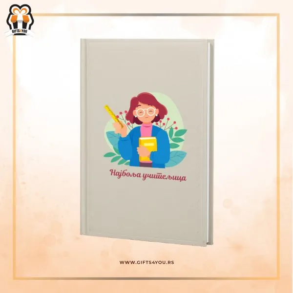 Proizvod Personalizovani rokovnik - najboljoj učiteljici Slika