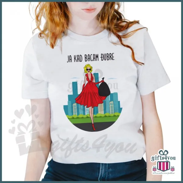 Proizvod Ja kad bacam djubre majica Slika