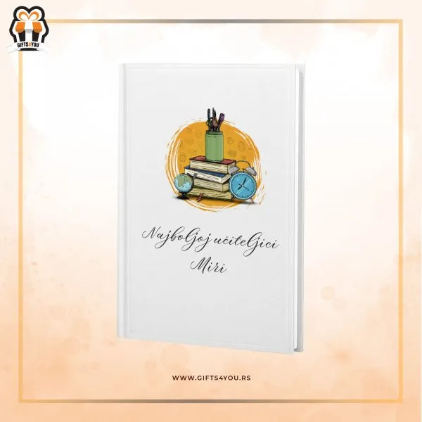 Proizvod Personalizovani rokovnik - najboljoj učiteljici Slika