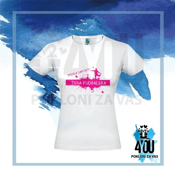 Proizvod Mogla sam biti žena fudbalera majica Slika