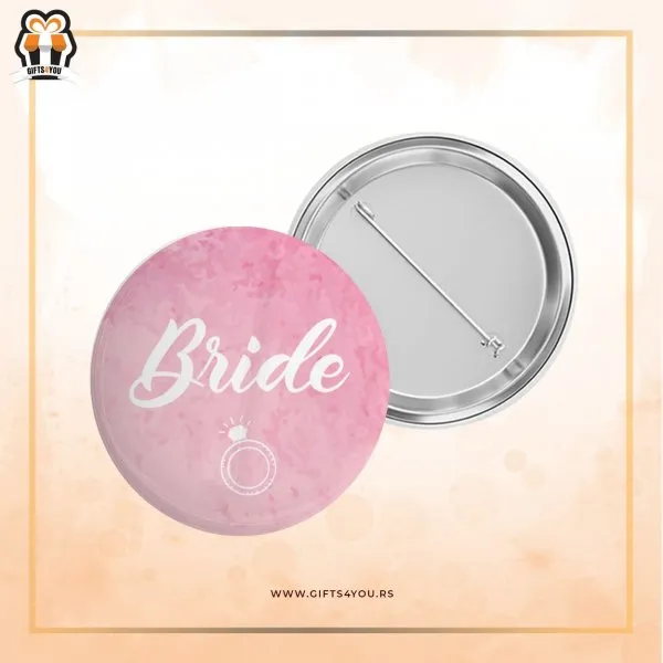Proizvod Bedž - Bride roze Slika