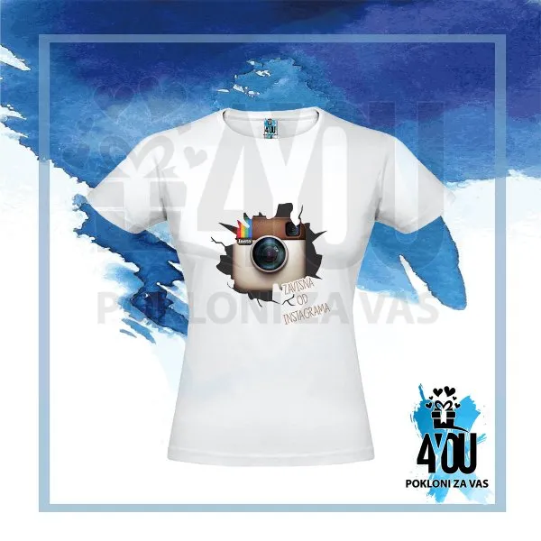 Proizvod Zavisna od instagrama majica Slika