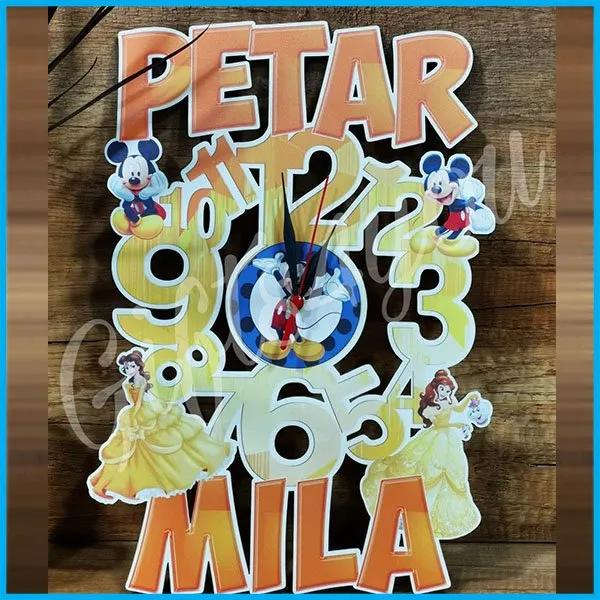 Proizvod Dečiji sat - Mickey mouse i princeza Slika