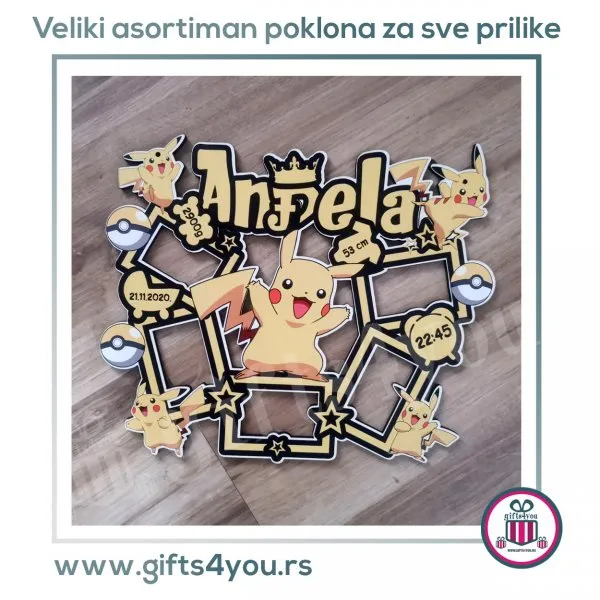 Proizvod Dečiji ram - Pikachu Slika