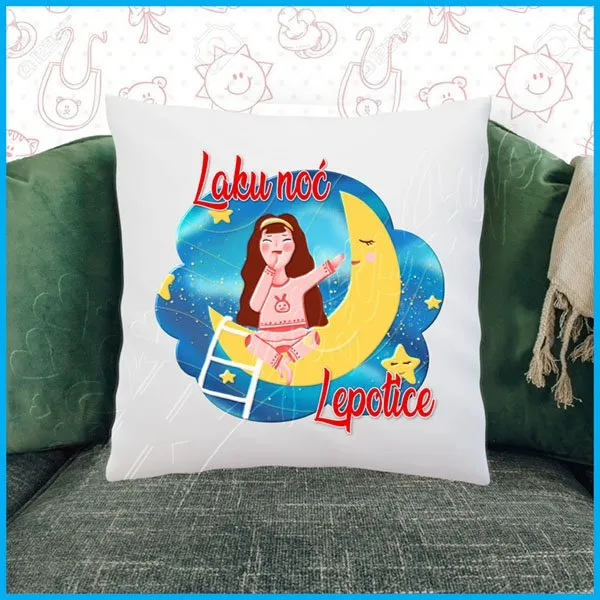 Proizvod Laku noć lepotice jastuk Slika