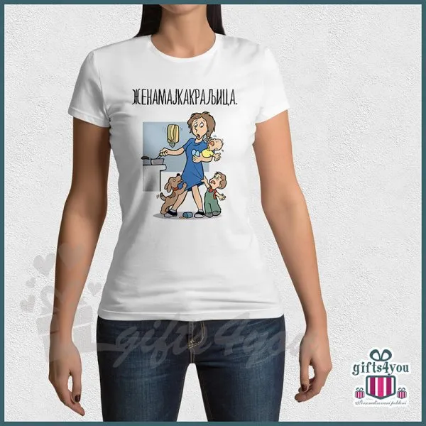 Proizvod Žena majka kraljica majica Slika